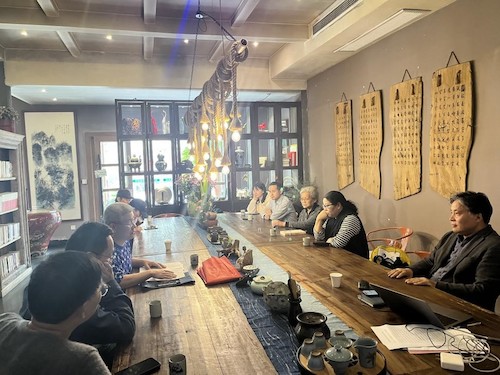 20230402 农工党杭师大基层委员会召开专题学习会议暨教育培训交流活动1