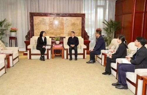 民建杭师大支部召开加强自身建设工作会议（郭书记会见许玲娣）