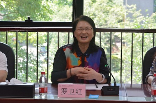 杭州市人大常委会副主任、九三学社市委主委罗卫红一行走访九三学社杭师大基层委员会2
