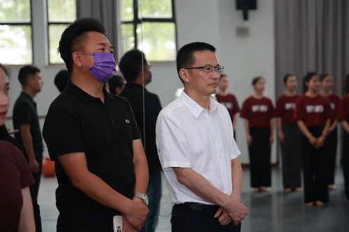 20230629 徐旭莅临我校审查指导“同心迎亚运·携手向未来”港澳青年浙江行启动仪式参演节目2